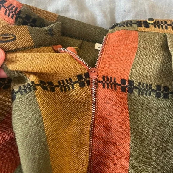 Nelly de Grab Vintage Skirt 100% Virgin Wool Rare Pleated A-Line - Picture 8 of 11